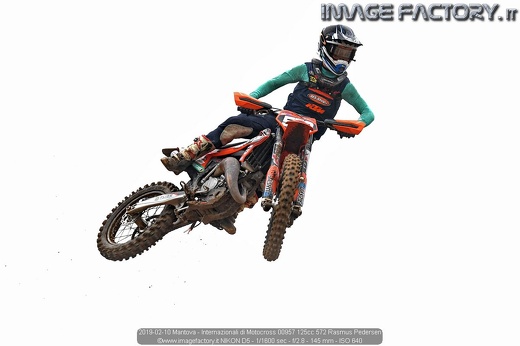 2019-02-10 Mantova - Internazionali di Motocross 00957 125cc 572 Rasmus Pedersen